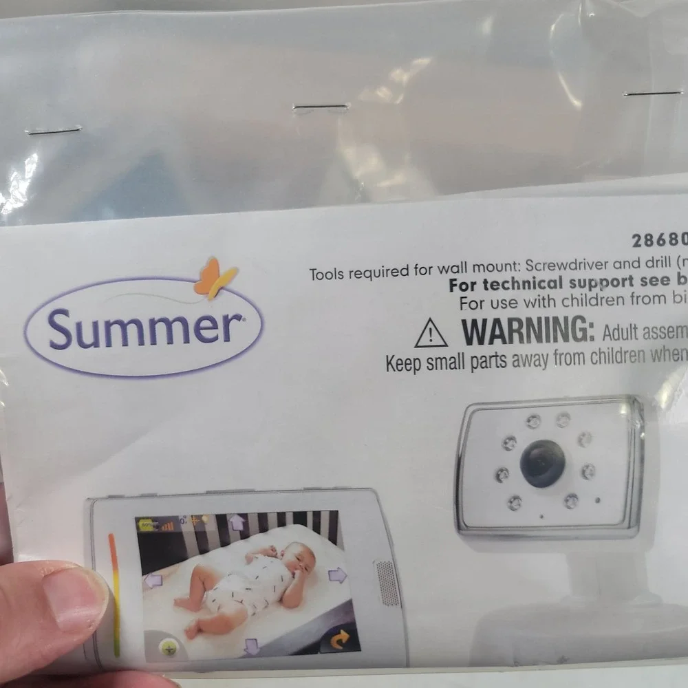 Summer Infant Digital Baby Monitor With Camera 28680Z  w/ Power Adapter Tested